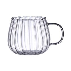   Pohár z borosilikátového skla na nápoje a dezerty, 400 ml SZK52
