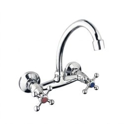 Mondiggiani nástenná batéria pre drez s dvoma gombmi T-02