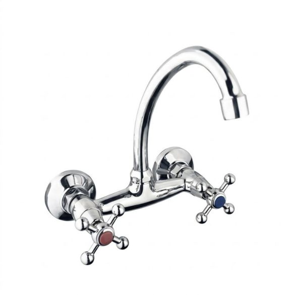 Mondiggiani nástenná batéria pre drez s dvoma gombmi T-02