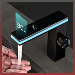 Moderná čierna batéria s LCD displejom TB1300902