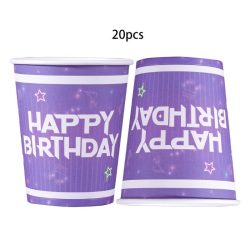  20-dielna sada papierových pohárov s motívom K-popu na narodeniny TJ12141967-2