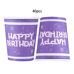   Sada 40 ks papierových pohárikov s motívom K-popu TJ12141967-3