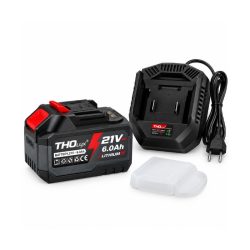 Sada akumulátora a nabíjačky THO Lux 21 V 6 Ah TL-106