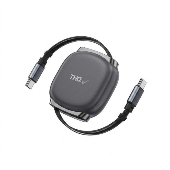 THOLux Teleskopický USB-C – USB-C dátový kábel – 240 W TL-45