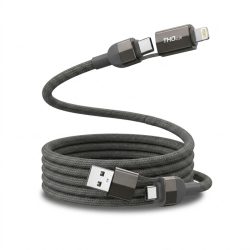 THOLux 4 v 1 magnetický dátový kábel – 240 W TL-48