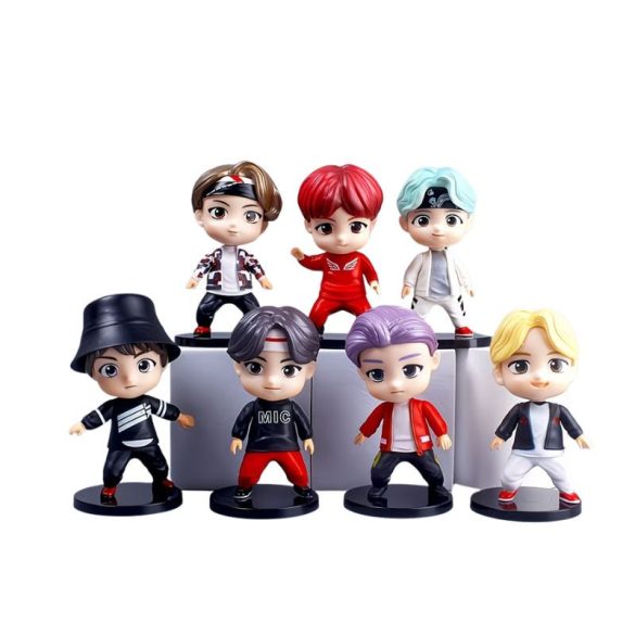 7-dielna sada figúrok K-pop Chibi TM16322
