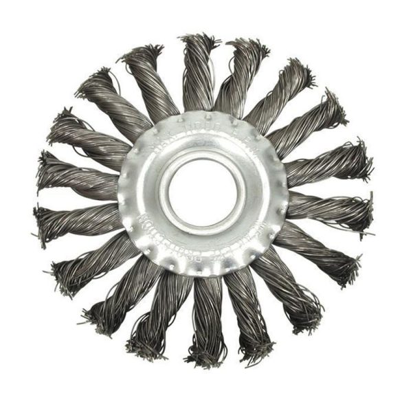 Kotúčová kefka 150 mm, skrútený drôt TO-06983