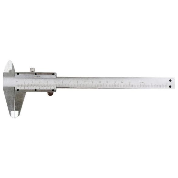 Posuvné meradlo / nehrdzavejúca oceľ / 150 mm / presnosť 0,02 mm TO-15110