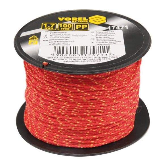 PP murárske lanko 1,7 mm × 100 m TO-17471