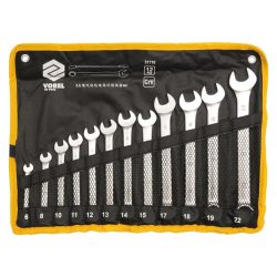   Sada hviezdicových kľúčov Vorel CrV – 12 kusov, 6–22 mm TO-51710