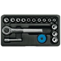 Sada nástrčných kľúčov Vorel – 16 dielov TO-58160