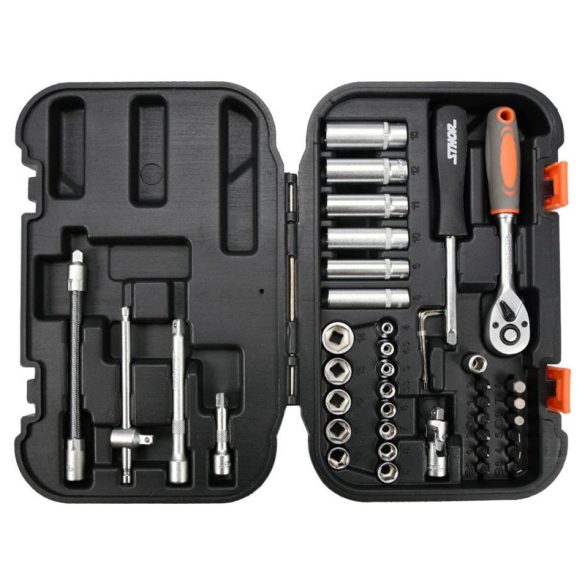 Sada nástrčných kľúčov STHOR 1/4„ – 42 dielov TO-58641