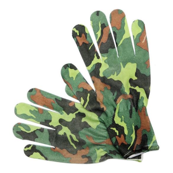 Záhradné rukavice maskáčové, veľkosť 8 TO-74113