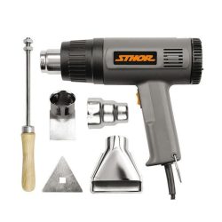   STHOR horúca vzduchová pištoľ 1500 W + príslušenstvo — TO-79328