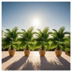 Veľká umelá palma, 4 ks TT3993138