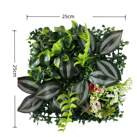 Realistický umelý rastlinný nástenný panel 25x25cm TW6379119-2