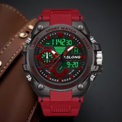 Pánske športové hodinky červené TX6182444-P