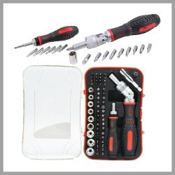 61-dijelni set bit nastavaka s čegrtaljkom i ključem TZ-61