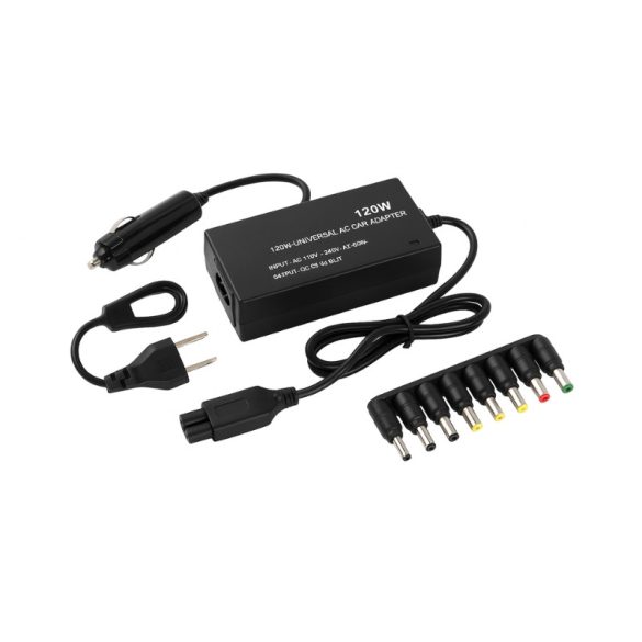 Univerzálna nabíjačka pre notebooky – do auta a do zásuvky 120 W/150 W/200 W ULAH001