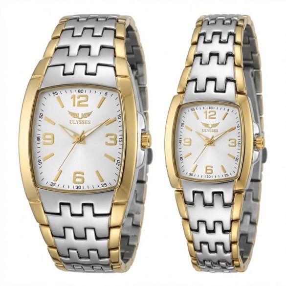 ULYSSES "Modern Classic" Párové Hodinky – Strieborná / Zlatá ULY1EA