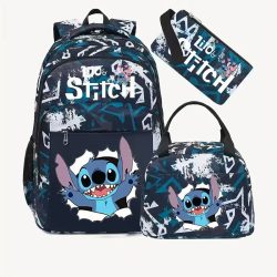   3-dielna sada tašiek Disney Stitch – batoh + taška na desiatu + puzdro na ceruzky UM2907055
