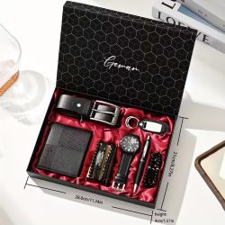   Pánska darčeková súprava – 8-dielna v elegantnej darčekovej krabičke UN1549793