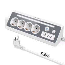   Multifunkčný rohový rozdeľovač 7 v 1, 20 W, s LED osvetlením UN6746632