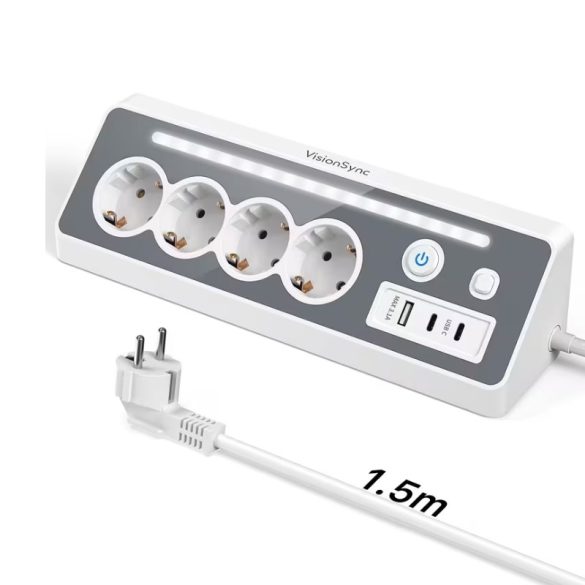 Multifunkčný rohový rozdeľovač 7 v 1, 20 W, s LED osvetlením UN6746632