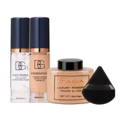   4-dielna sada na dokonalý make-up – ružovo-hnedý odtieň