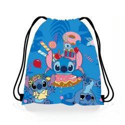   Disney Stitch odolný polyesterový vak na telocvik – modrý UX132835-K