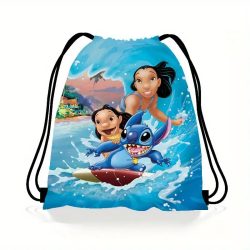   Disney Stitch odolný polyesterový vak na telocvik – Surf UX132835-S
