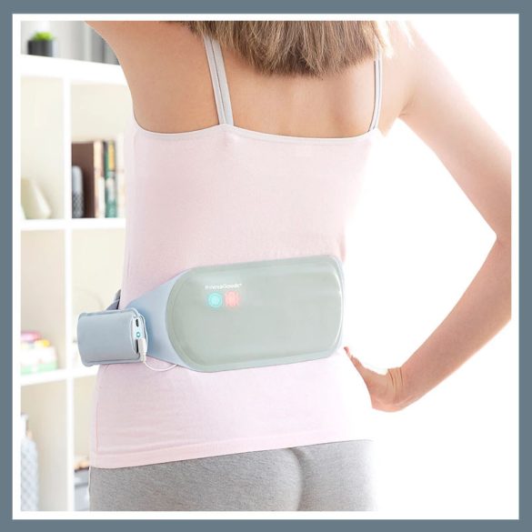 nnovaGoods Nabíjateľný bezdrôtový masážny a vyhrievací pás V0103283