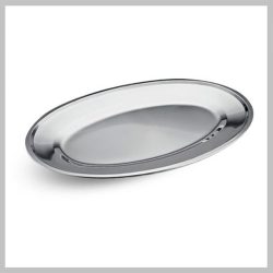 VICTOR oválna nerezová tácka, 20 cm – V155-20
