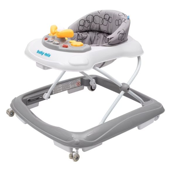 Detský chodítko Baby Mix so silikónovými kolieskami V2MGQ304K8