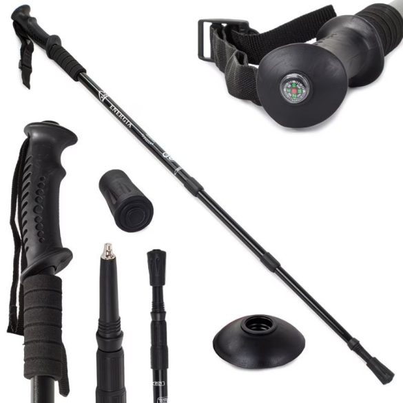 Nastaviteľná turistická palica – Čierna V2MQ4351K3-B