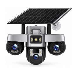   Solárna vonkajšia bezpečnostná kamera Smart – 360° panoráma V380-SNC