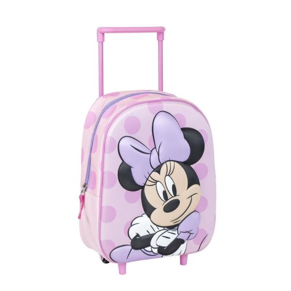 Detská taška Minnie Mouse na kolieskach s 3D vzorom V3M553V8K8