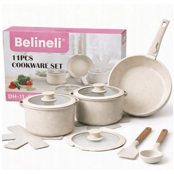 11-dielna sada riadu Belineli s nepriľnavým povrchom, béžová V4M65365G5