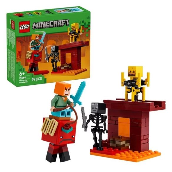 LEGO Minecraft Netherová bitka s lávou V6M0Q3V66W