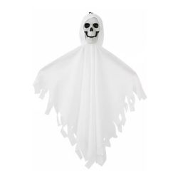   Halloweenská závesná dekorácia v podobe kostry ducha 40 cm V6MG136VWW