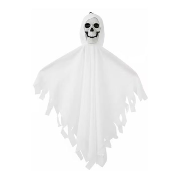 Halloweenská závesná dekorácia v podobe kostry ducha 40 cm V6MG136VWW