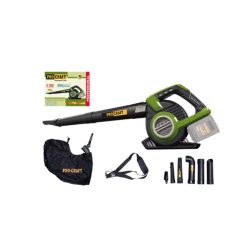   AKUMULÁTOROVÝ fúkač/Vákuový vysávač lístia PROCRAFT VB20 (BEZ BATÉRIE A NABÍJAČKY)