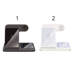   Skladacia bezdrôtová nabíjacia stanica 3 v 1 – 15 W rýchle nabíjanie VC115663