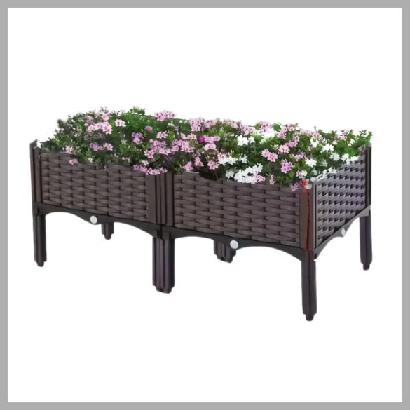 Vyvýšený záhradný záhon, 2-dielny VE1933665-2