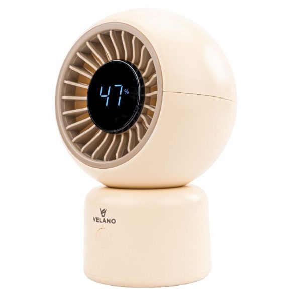 Stolný ventilátor Velano s akumulátorom – 6 rýchlostných stupňov VELWEBS0010