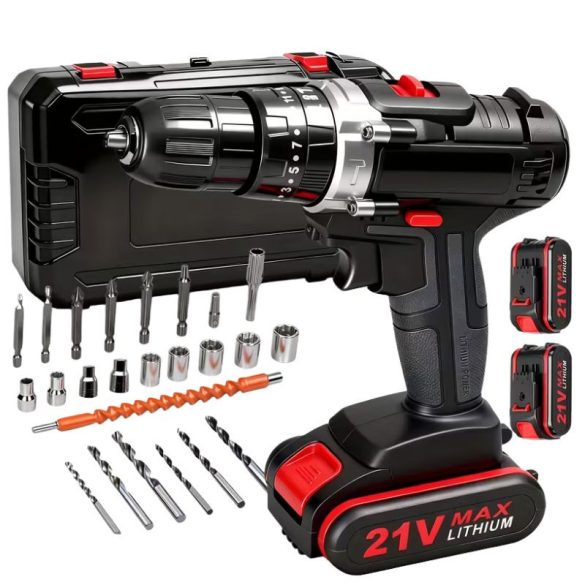 LIXADA 21V súprava akumulátorovej vŕtačky a skrutkovača 3 v 1 VJ9052586FD