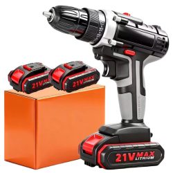   LIXADA 21V súprava bezdrôtovej vŕtačky/príklepového uťahováka/skrutkovača 3 v 1 VJ9052586S