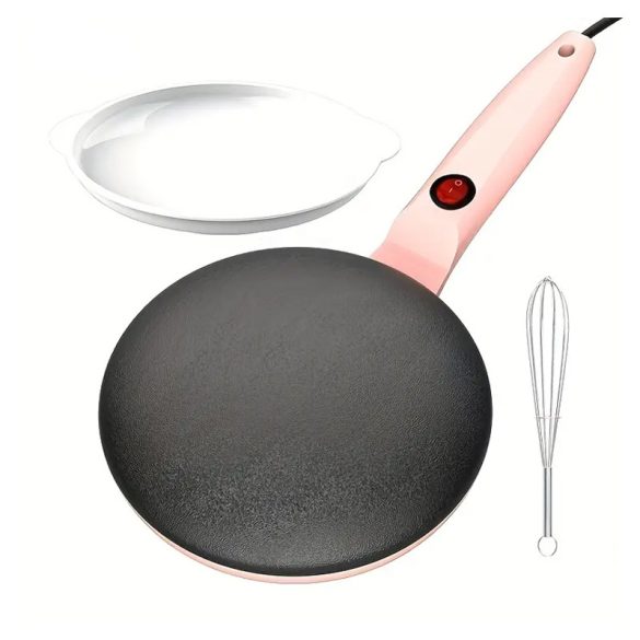 EANE Elektrický okrúhly palacinkovač 1000 W – ružový VL1248038-4