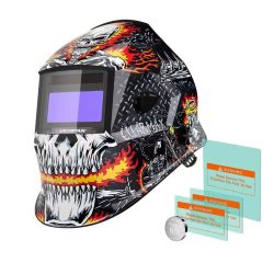   ARCCAPTAIN Samostmievacia zváračská kukla – Vzor rytier kostlivec VN334853CL