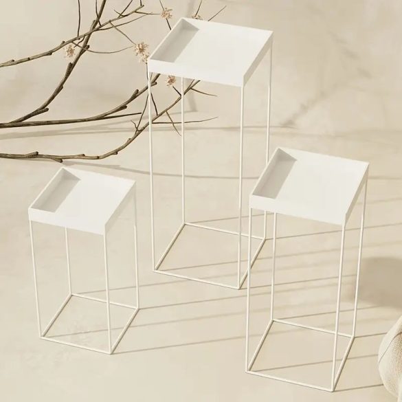 3-dielna sada dezertných stojanov v európskom štýle – biela VP2888963-3